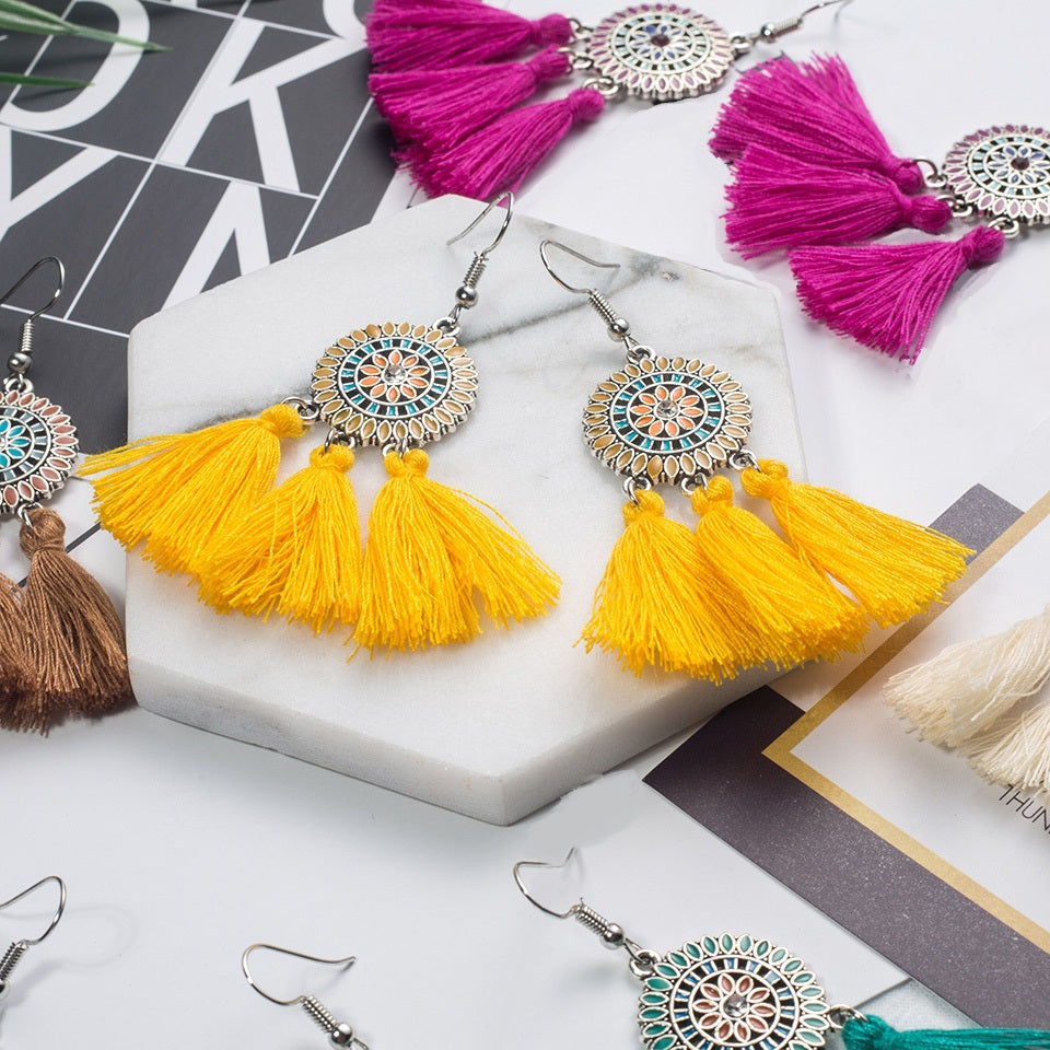 Bahama Tassel Earrings KEISELA