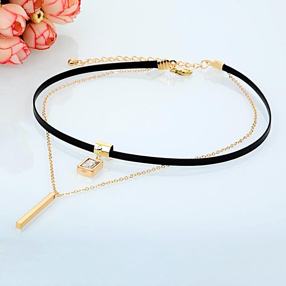 Paris Double-Layer Choker Necklace